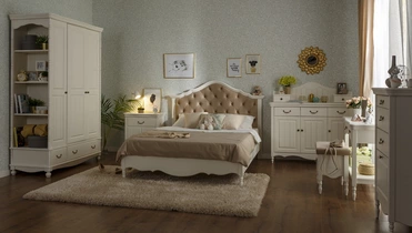 Кровать Айно №18 с мягким изголовьем 1800х2000